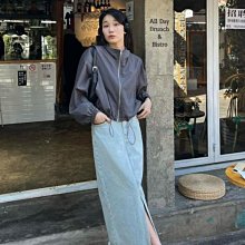 半身裙 韓版牛仔裙 春夏新款不規則開叉牛仔半身裙女大碼胖mm高腰顯瘦中長裙包臀長裙 歷史價格詳細信息