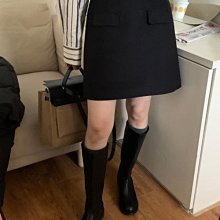 冬季新款高腰設計感羊毛半裙韓版氣質長裙B6 歷史價格詳細信息