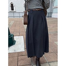 冬季新款高腰設計感羊毛半裙韓版氣質長裙B6 歷史價格詳細信息