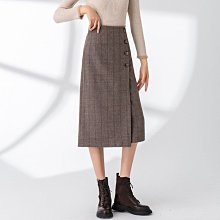 毛呢格子屁簾下擺冬季衛衣內搭疊穿打底神器遮屁股女大碼半身短裙. 歷史價格詳細信息