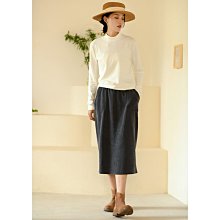 文藝女裝春新款半身裙寬松高腰顯瘦日系百搭a字女式裙子 歷史價格詳細信息