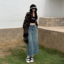 春秋開叉牛仔褲潮牌男ins高街直筒寬鬆春秋美式vibe破洞休閒褲子 歷史價格詳細信息