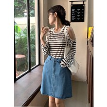 休閑牛仔半身裙女2023春夏新款韓版高腰一步裙中裙包臀a字款裙子-kby科貝 歷史價格詳細信息