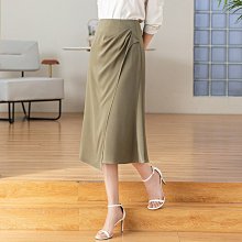 不開叉半身裙女夏季韓版新款氣質通勤A字百褶裙M556 歷史價格詳細信息