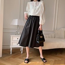 純棉半身裙女秋季新品氣質韓版高腰中長款A字裙H4 歷史價格詳細信息