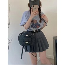 黑色腰帶半身裙女秋季新款超短裙高腰裙子純欲性感緊身包臀裙~微微服飾 歷史價格詳細信息