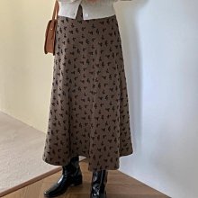 秋冬新品氣質韓版高腰高品質粗斜雙紗長半裙女H6 歷史價格詳細信息