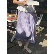 氣質新款流光雪紡半身裙女中長款夏季薄款遮胯顯瘦A字大擺中長裙 歷史價格詳細信息