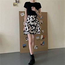 高腰顯瘦印花半身裙女裝春季新款中長款a字裙子Y 歷史價格詳細信息