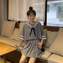 下殺-短裙兩件套春夏套裝女新款抽繩設計寬松泡泡袖短款衛衣格子半身裙 歷史價格詳細信息