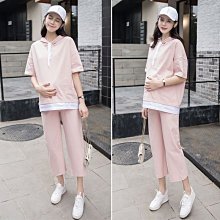 孕婦裝夏裝時尚韓版短袖碎花上衣2023新款夏季娃娃衫寬鬆休閒T恤 歷史價格詳細信息