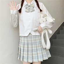 長袖jk襯衫女夏短袖風琴褶基礎款日系校供百搭白襯衣女制服秋 歷史價格詳細信息