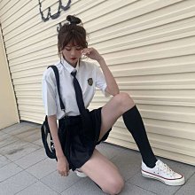 下殺-短裙ins襯衫套裝女 夏季韓版新款時尚高腰短袖上衣短款黑色裙子兩件套【4月1日發完】 歷史價格詳細信息