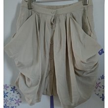 專櫃 nuee 日本製 純棉抽繩五分袖襯衫 短袖襯衫 二手衣 歷史價格詳細信息