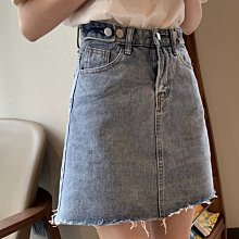 半身裙 韓版牛仔裙 春夏新款不規則開叉牛仔半身裙女大碼胖mm高腰顯瘦中長裙包臀長裙 歷史價格詳細信息
