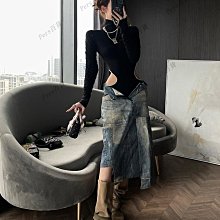 【熱賣精選】【特惠】長洋裝女 縮腰洋裝 2021秋冬韓式設計感小眾撞色連身裙 法式大尺碼拼接長裙 氣質襯衫洋裝 收腰顯瘦 歷史價格詳細信息