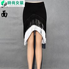不規則流蘇牛仔女半身裙夏季胖妹妹mm高腰遮胯顯瘦中長款a字裙子 歷史價格詳細信息