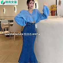 高腰顯瘦百搭設計感毛邊開叉a字牛仔半身裙女春季長款小個子裙子 歷史價格詳細信息