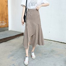 胖胖美依 半身裙 短裙 開叉裙 高腰裙 大碼裙子L-4XL中大尺碼鬆緊腰高腰顯瘦百搭休閒半身裙搭配腰3F098.1607 歷史價格詳細信息