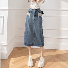 胖胖美依 牛仔裙 半身裙 大碼裙子 開叉長裙M-6XL中大尺碼 高腰開叉牛仔半身裙女顯瘦裙子大碼女裝1F039.1735 歷史價格詳細信息
