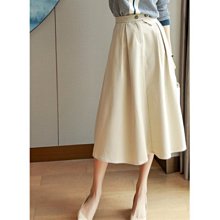 優選精品-寬腰包藏小肚腩 法式優雅 通勤百搭顯瘦高腰a字百褶裙 歷史價格詳細信息
