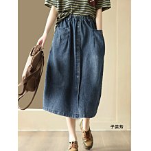 【子芸芳】23夏季純苧麻黑色A擺雙層半身長裙清涼飄逸繫帶半身長裙A字裙 歷史價格詳細信息