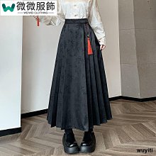 馬面裙 中國風長裙 馬面裙改良 漢服女古早服飾刺繡襖裙繡花學生明制大擺裙紅色馬面裙日常套裝 歷史價格詳細信息