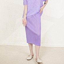 高檔三宅褶皺2024時尚氣質女裝釘珠拼色寬松遮肚褶皺裙 A字裙 過膝長裙A86922 歷史價格詳細信息