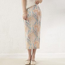 高腰顯瘦印花半身裙女裝春季新款中長款a字裙子Y 歷史價格詳細信息