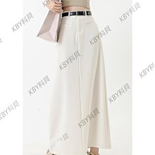 灰色西裝半身裙女2024夏季新款美式高腰開叉直筒包臀半裙中長裙子-kby科貝 價格比較,價格查詢,歷史價格詳細信息