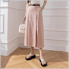 高腰西裝褲女褲子春夏2024新款垂感窄版直筒西褲小個子黑色闊腿褲 歷史價格詳細信息