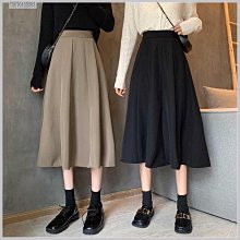 女生褲子裙子長款半身裙女2023秋冬新款高腰韓版大擺褶皺遮胯顯瘦燈芯絨中長裙百搭休閒通勤全新款女裝女款服飾下裝 歷史價格詳細信息