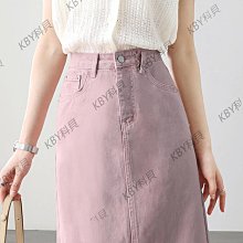 半身裙女2024新款夏粉色高級褶皺牛仔裙女小個子輕熟 歷史價格詳細信息