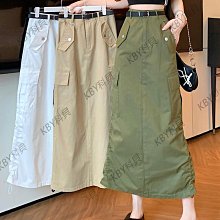 高腰顯瘦抽繩開衩半身裙女裙子氣質季新款-伽美服飾 歷史價格詳細信息