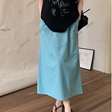 夏季新款休閑氣質牛仔連衣裙女韓版絕美收腰高級感復古長裙子 歷史價格詳細信息
