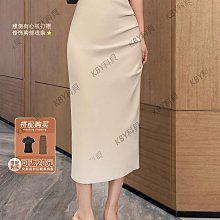 島歌夫人高腰開叉包臀半身裙女2023新款秋季氣質直筒半裙顯瘦垂感-kby科貝 歷史價格詳細信息
