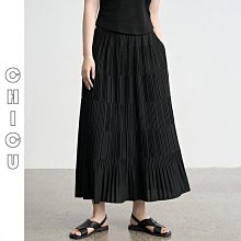 黑色chic半身裙春季2024新款復古高腰直筒中長款純色西裝A字裙女-KBY科貝 歷史價格詳細信息