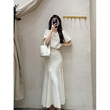 法式茶歇水墨蝴蝶印花連衣裙女2024春夏新款海邊度假收腰沙灘長裙 歷史價格詳細信息