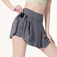 運動短褲女假兩件防走光夏季訓練跑步健身速乾透氣高腰瑜伽三分褲 歷史價格詳細信息