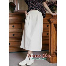 VENESSA~ 日單 MU 新款 小眾高級感 舒適顯瘦 女の鬆緊高腰純色中長A字半身裙 傘裙 (P1661) 歷史價格詳細信息