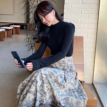 黑色長裙 31腰 CARLA CARINI 素面長裙 百褶裙 歷史價格詳細信息