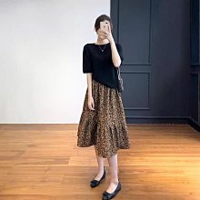 半身裙 韓版女裝 半身裙 荷葉剪接設傘擺長裙 兩色售 現+預【03021260】 歷史價格詳細信息