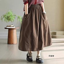 【子芸芳】23夏季純苧麻黑色A擺雙層半身長裙清涼飄逸繫帶半身長裙A字裙 歷史價格詳細信息