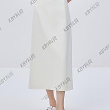 黑色顯瘦直筒裙半身裙女春季2024新款高腰休閑開叉一步裙中長裙子-KBY科貝 歷史價格詳細信息