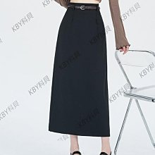 黑色半身裙女2024新款夏季薄款冰絲緞面醋酸半裙垂感顯瘦魚尾裙子-kby科貝 歷史價格詳細信息