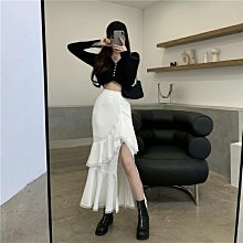 高腰復古不規則及膝裙a字裙新款中長版包臀裙A字傘裙西裝裙 歷史價格詳細信息