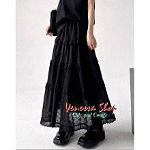 VENESSA~ 法單 SD 秋款 簡單好搭配 優雅氣質鏤空緹花 A字裙大傘擺 女の中長過膝針織裙 傘裙 四色 (L546) 歷史價格詳細信息