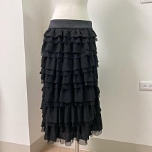 ［Hui 豬豬的窩］黑色雪紡蛋糕裙 價格比較,價格查詢,歷史價格詳細信息