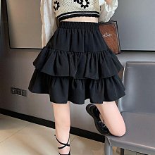 新款荷葉邊半身裙女學生韓版寬松蛋糕裙中長款顯瘦a字裙ins【2021火熱上新】 歷史價格詳細信息