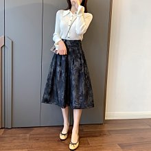 法式宮廷風 通勤職場醋酸混紡木耳領天絲襯衫上衣女 歷史價格詳細信息